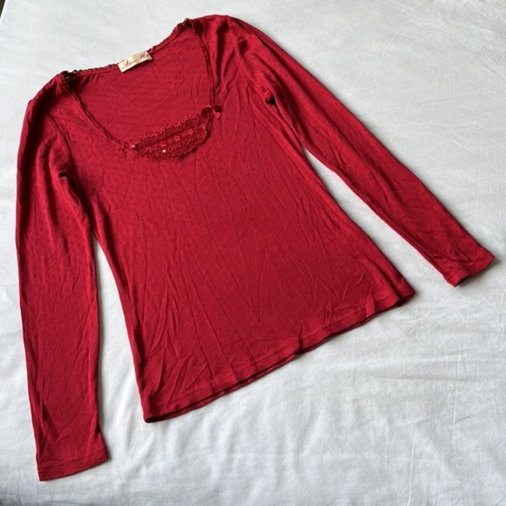 REVIEW White Sheer Pearl Button Down Ruffle Office Shirt Blouse Top